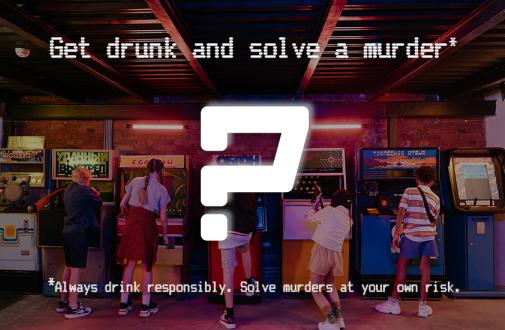 The Mystery Players in "Game Over: A 1980s Whodunit"