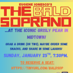 TABLE READ: EUGENE IONESCO’S THE BALD SOPRANO